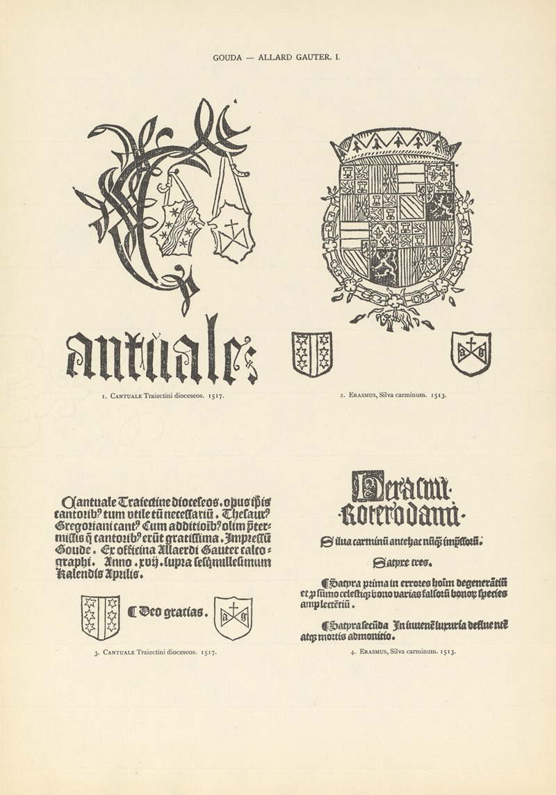 Wouter Nijhoff - L’art typographique dans les Pays-Bas pendant les années 1500 à 1540 Pl.081