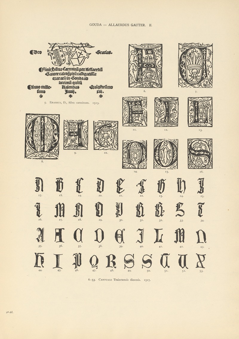 Wouter Nijhoff - L’art typographique dans les Pays-Bas pendant les années 1500 à 1540 Pl.082
