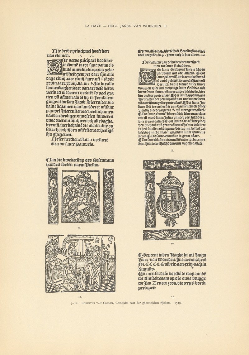 Wouter Nijhoff - L’art typographique dans les Pays-Bas pendant les années 1500 à 1540 Pl.088