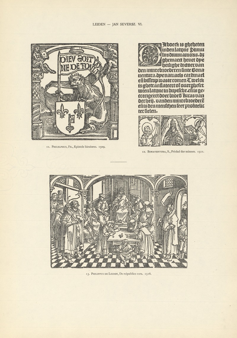 Wouter Nijhoff - L’art typographique dans les Pays-Bas pendant les années 1500 à 1540 Pl.097