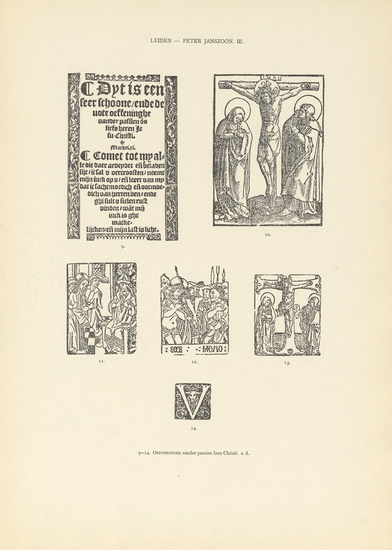 Wouter Nijhoff - L’art typographique dans les Pays-Bas pendant les années 1500 à 1540 Pl.107