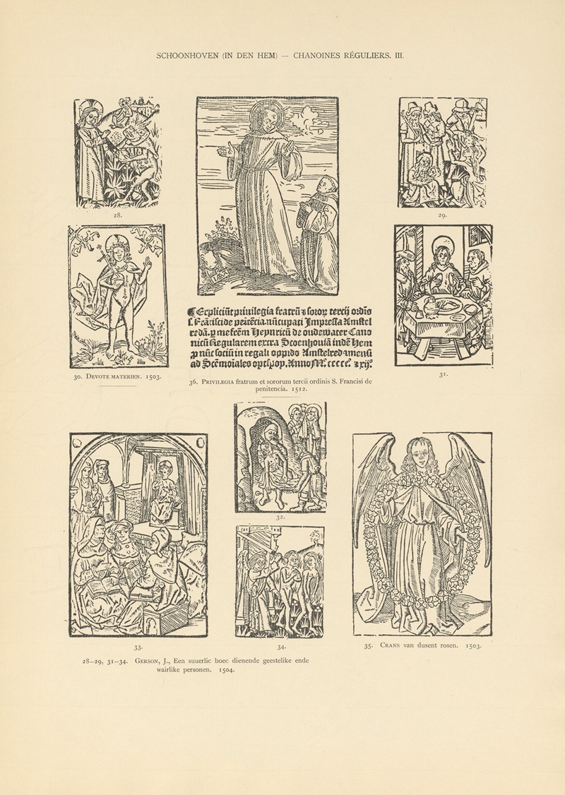 Wouter Nijhoff - L’art typographique dans les Pays-Bas pendant les années 1500 à 1540 Pl.116