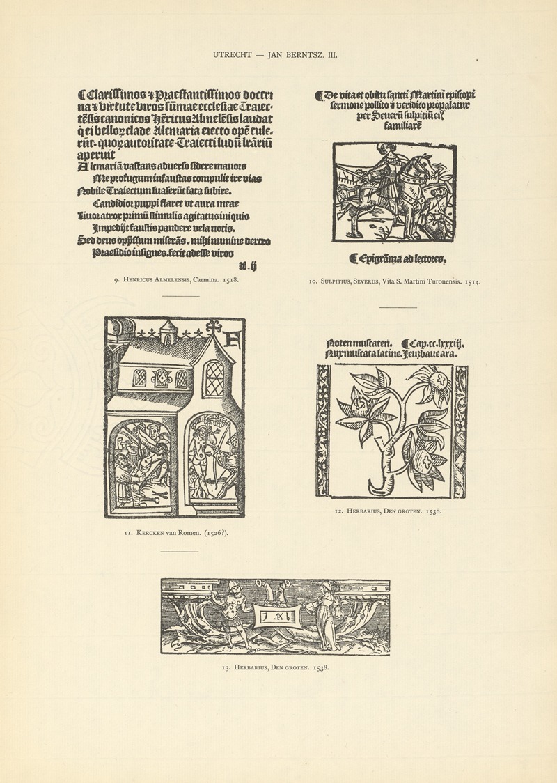 Wouter Nijhoff - L’art typographique dans les Pays-Bas pendant les années 1500 à 1540 Pl.119