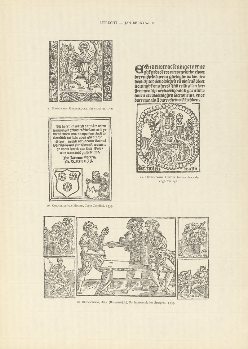 Wouter Nijhoff - L’art typographique dans les Pays-Bas pendant les années 1500 à 1540 Pl.121
