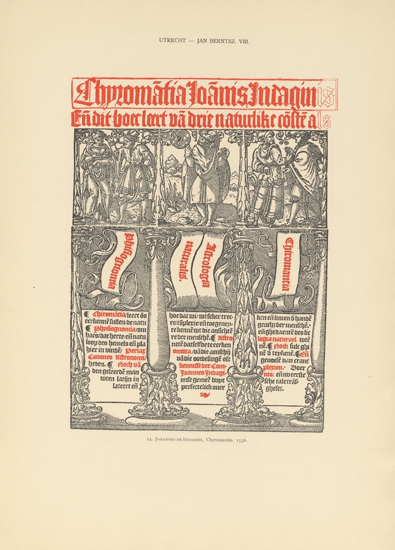 Wouter Nijhoff - L’art typographique dans les Pays-Bas pendant les années 1500 à 1540 Pl.124