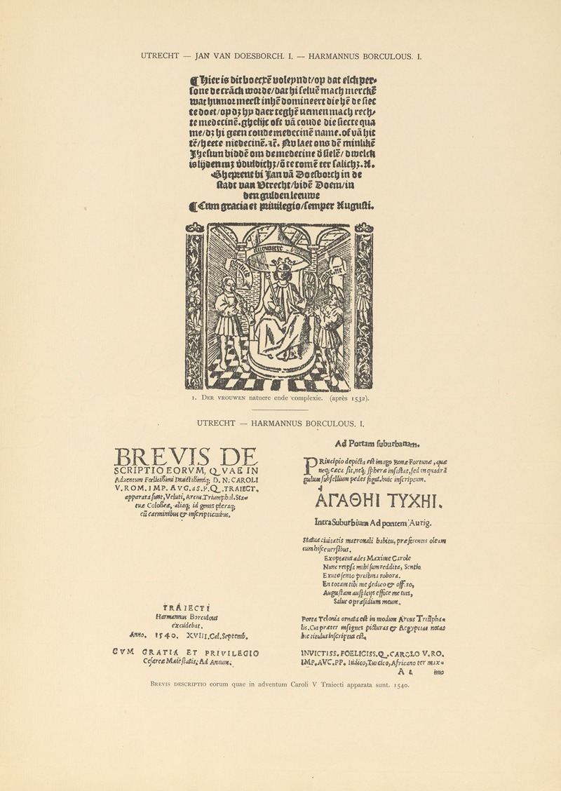 Wouter Nijhoff - L’art typographique dans les Pays-Bas pendant les années 1500 à 1540 Pl.128