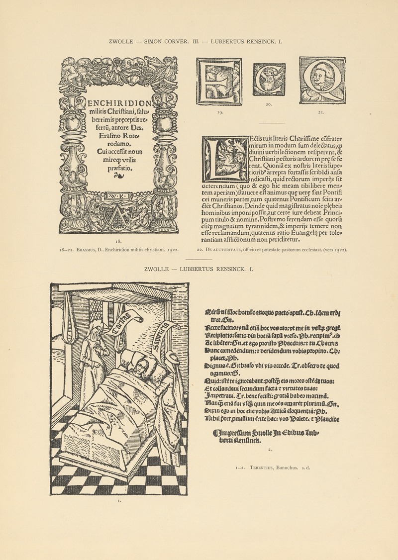 Wouter Nijhoff - L’art typographique dans les Pays-Bas pendant les années 1500 à 1540 Pl.139