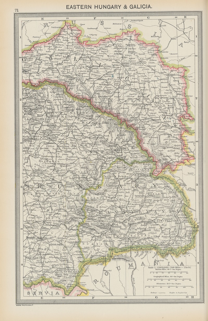 Amalgamated Press - Eastern Hungary and Galicia