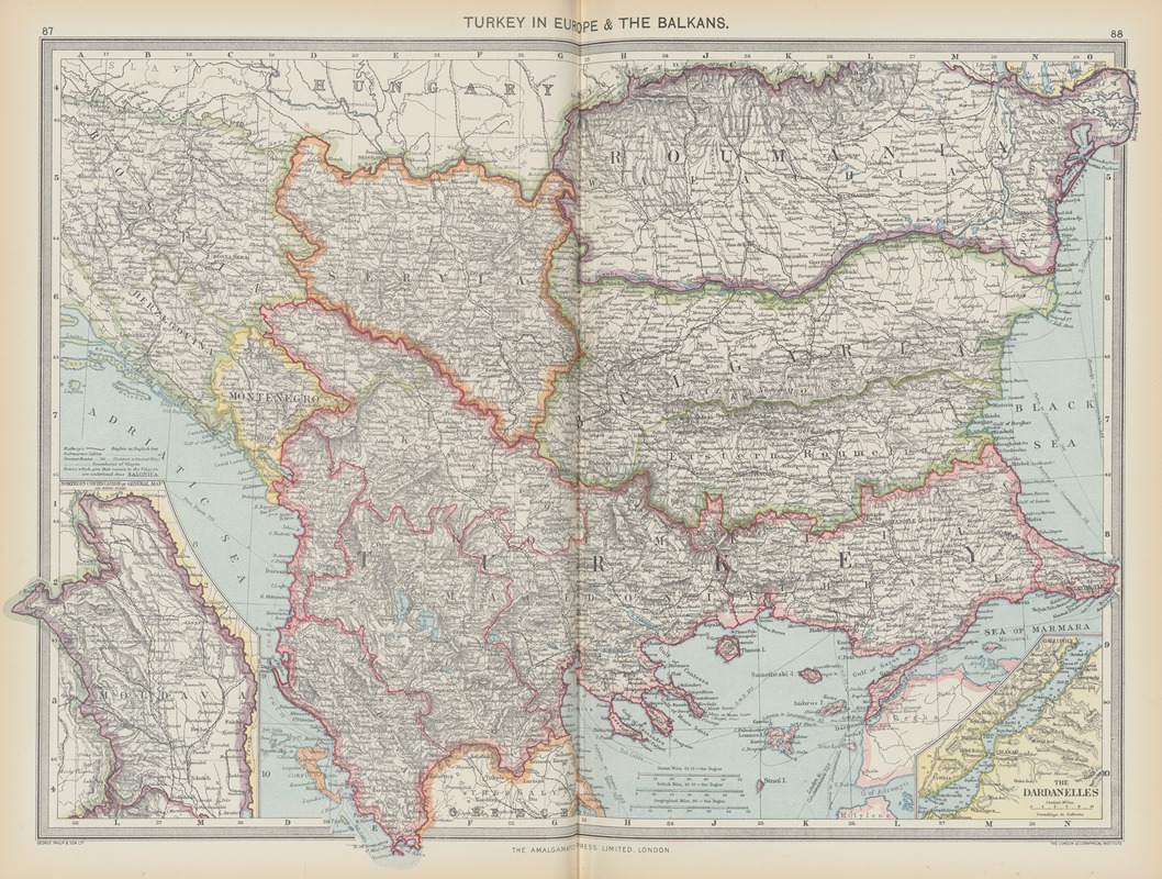 Amalgamated Press - Turkey In Europe and The Balkans
