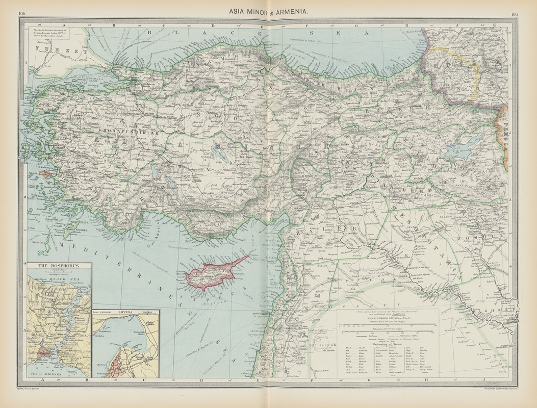Amalgamated Press - Asia Minor and Armenia
