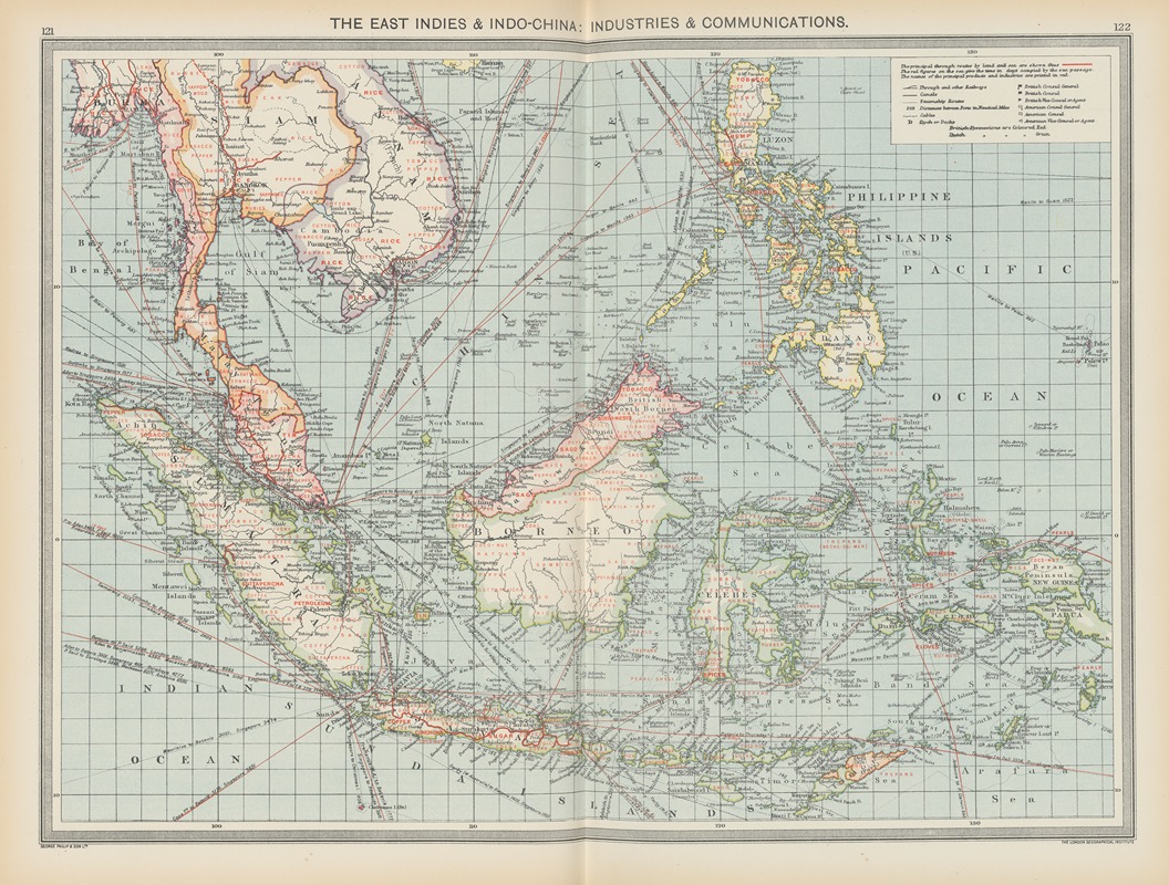 Amalgamated Press - The East Indies and Indo-China—Industries and Communications