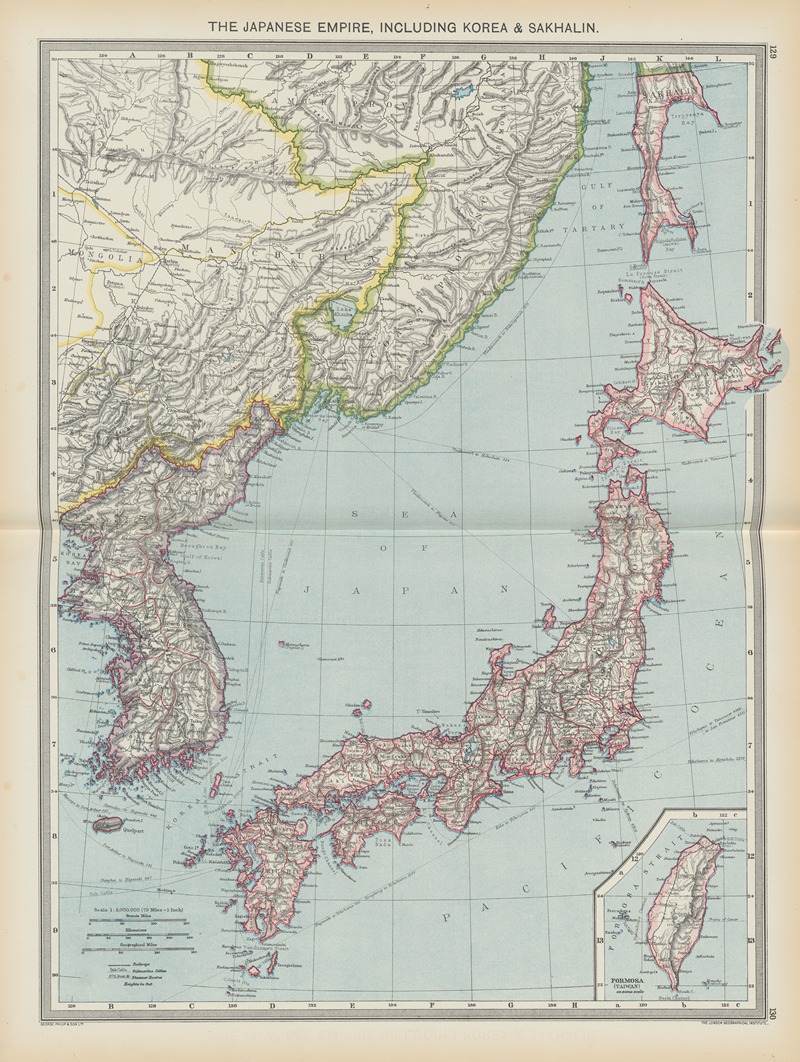 Amalgamated Press - The Japanese Empire, Including Korea and Sakhalin