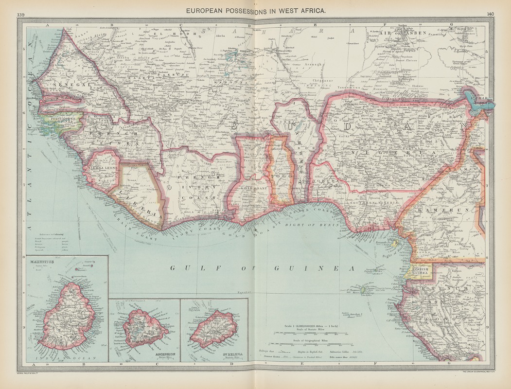 Amalgamated Press - European Possessions In West Africa