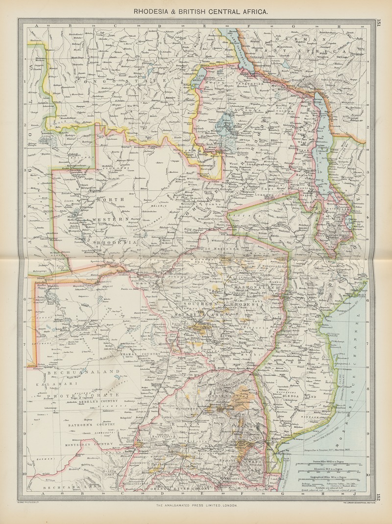Amalgamated Press - Rhodesia and British Central Africa
