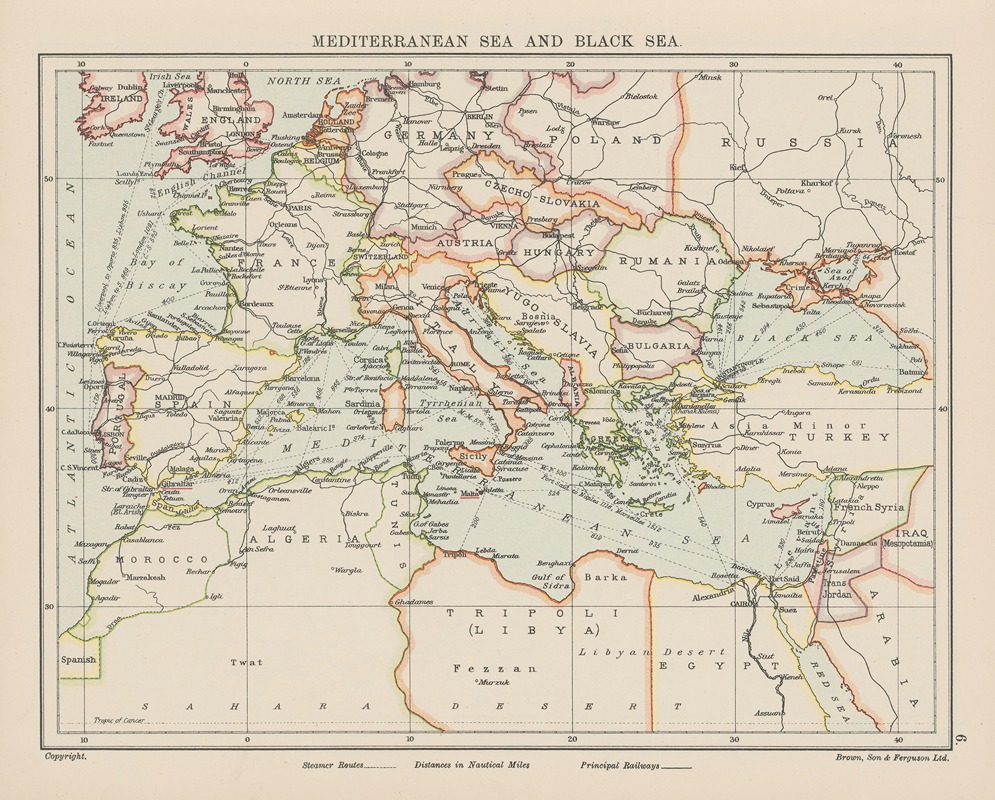 Brown, Son & Ferguson Ltd - Mediterranean Sea and Black Sea