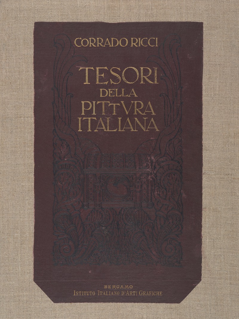 Corrado Ricci - Tesori della pittura italiana – cover