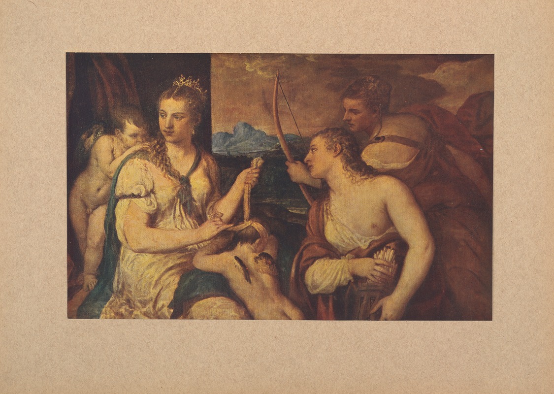 Corrado Ricci - Tiziano,‎ ‎Venere‎ che‎ ‎benda‎ ‎Amore