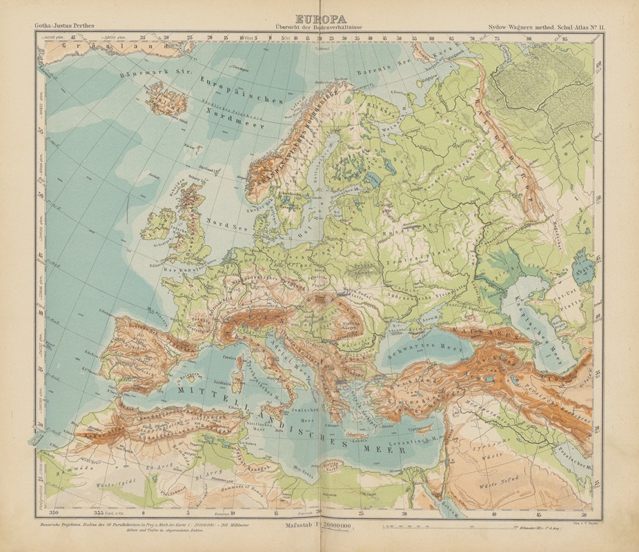 Emil von Sydow - Europa. Ubersicht der Bodenverhaltnisse