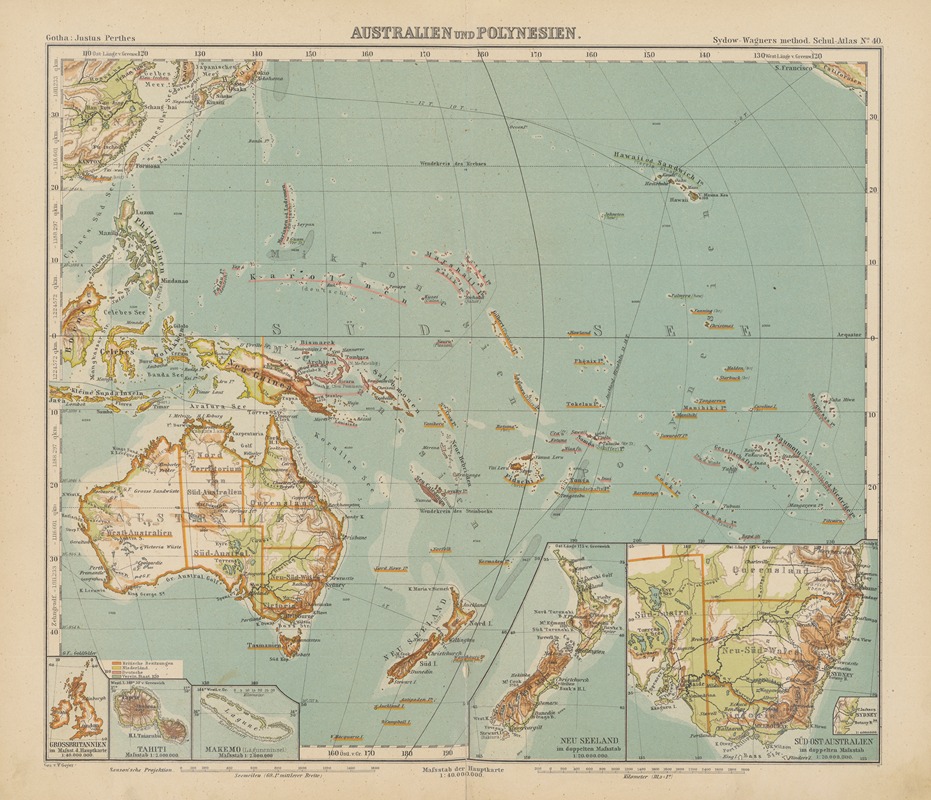 Emil von Sydow - Australien und Polynesien