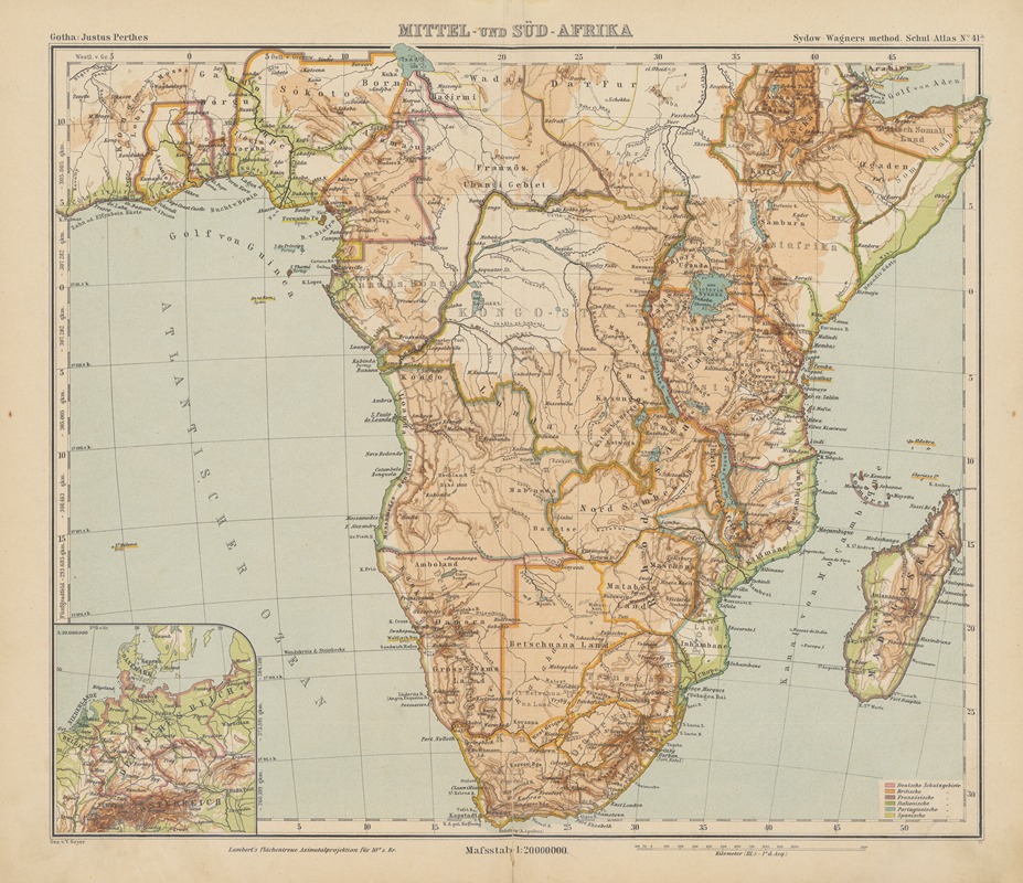 Emil von Sydow - Mittel-‎ ‎und‎ ‎Sudafrika‎