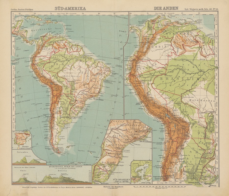 Emil von Sydow - Sud-Amerika, Die Anden