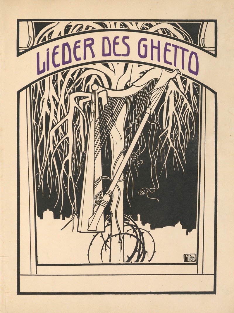 Ephraim Moses Lilien - Lieder des Ghetto Pl.01