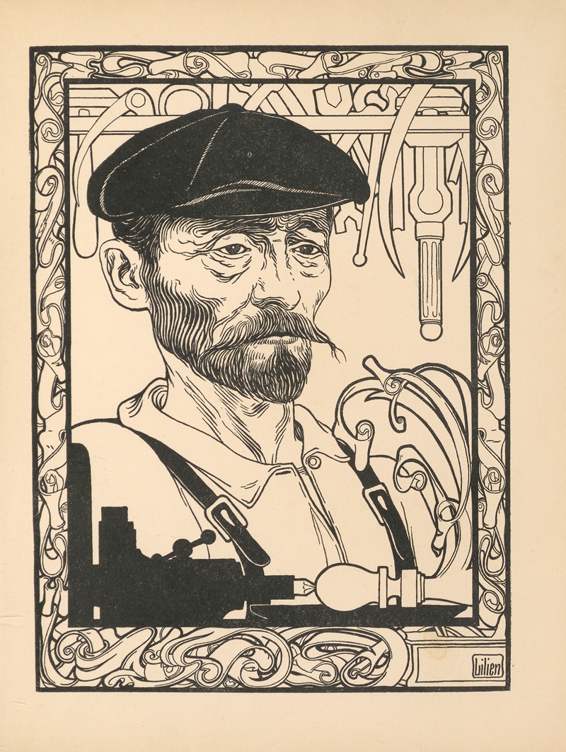 Ephraim Moses Lilien - Lieder des Ghetto Pl.03