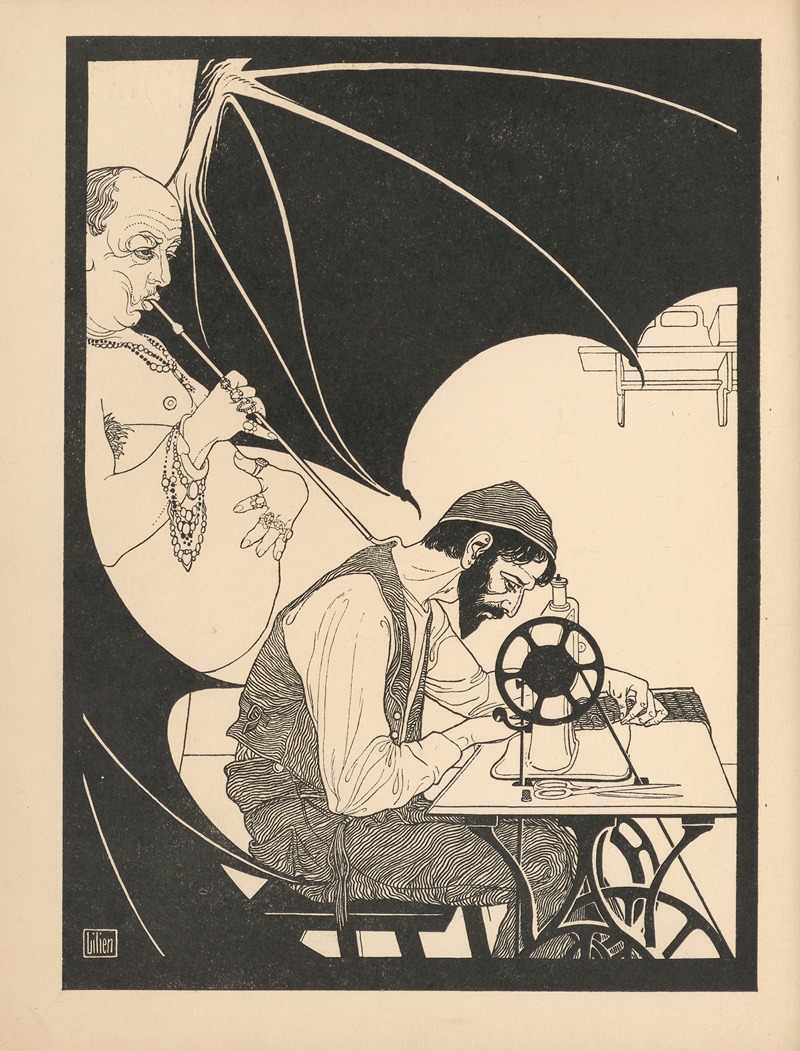 Ephraim Moses Lilien - Lieder des Ghetto Pl.04