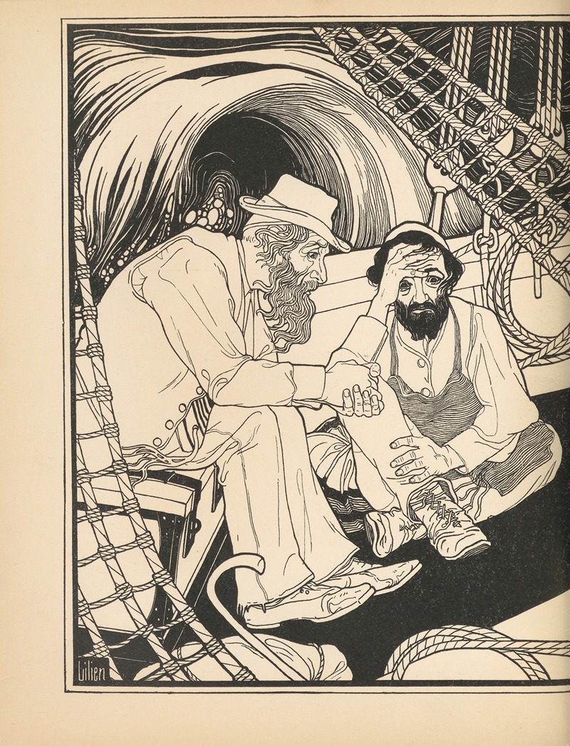 Ephraim Moses Lilien - Lieder des Ghetto Pl.07
