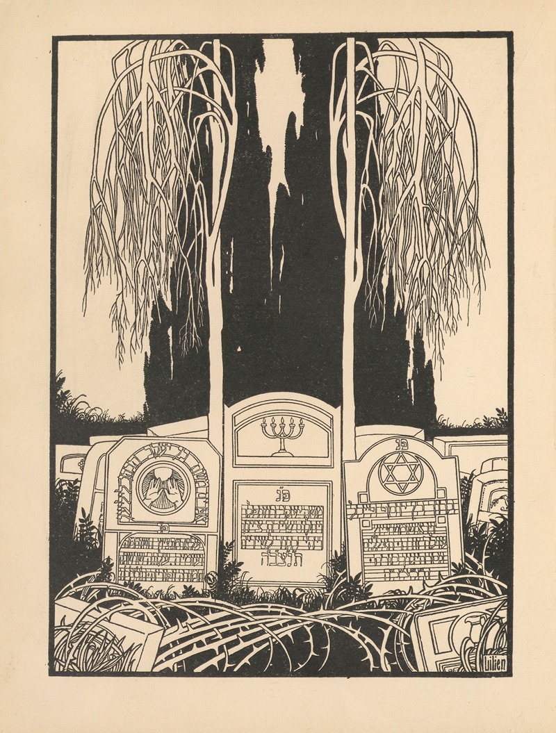 Ephraim Moses Lilien - Lieder des Ghetto Pl.13