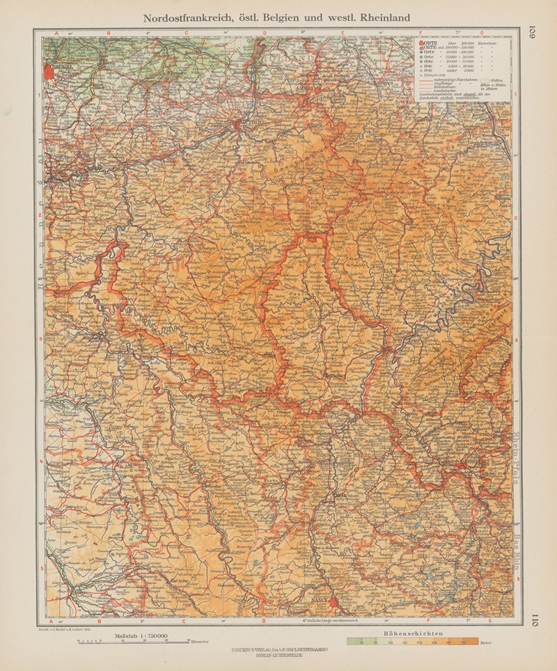 Ernst Friedrich - Nordostfrankreich, ostl. Belgien und westl. Rheinland