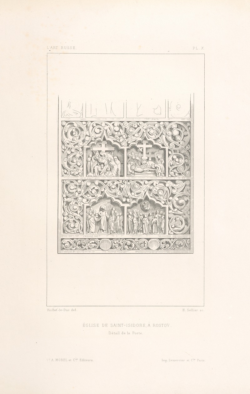 Eugène-Emmanuel Viollet-le-Duc - Église de Saint-Isidore, à Rostov.