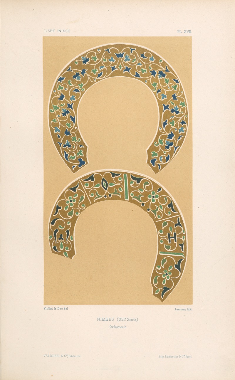 Eugène-Emmanuel Viollet-le-Duc - Nimbes‎ ‎(XVIe‎ ‎siècle).‎ ‎Orfèvrerie‎