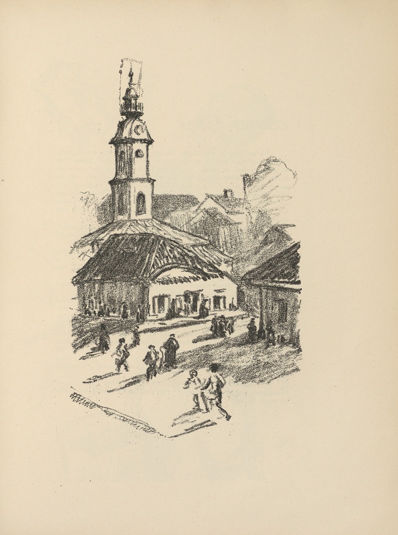 Hermann Struck - Marktplatz in Bialystok