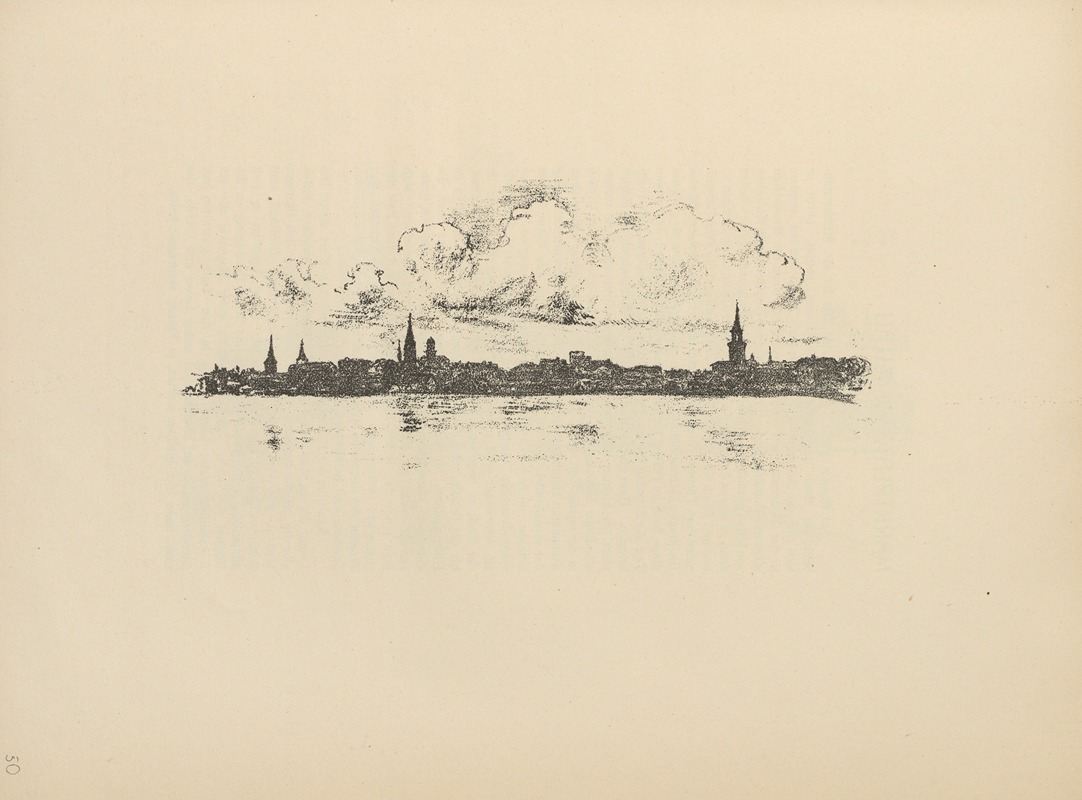 Hermann Struck - Blick auf Mitau
