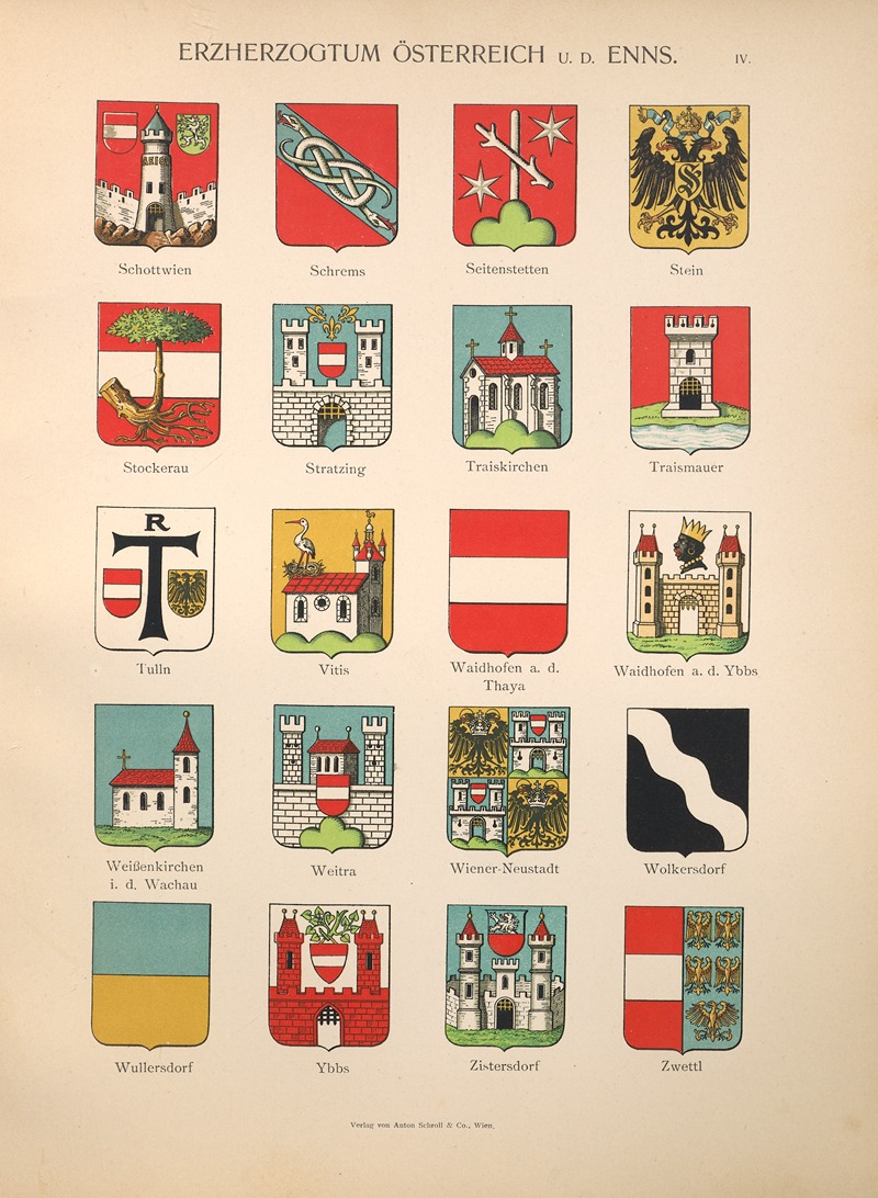 Hugo Gerhard Ströhl - Erzherzogtum‎ ‎Österreich‎ ‎U.‎ ‎D.‎ ‎Enns IV