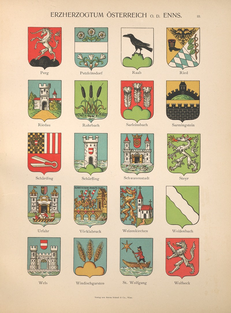 Hugo Gerhard Ströhl - Erzherzogtum‎ ‎Österreich‎ ‎O.‎ ‎D.‎ ‎Enns III