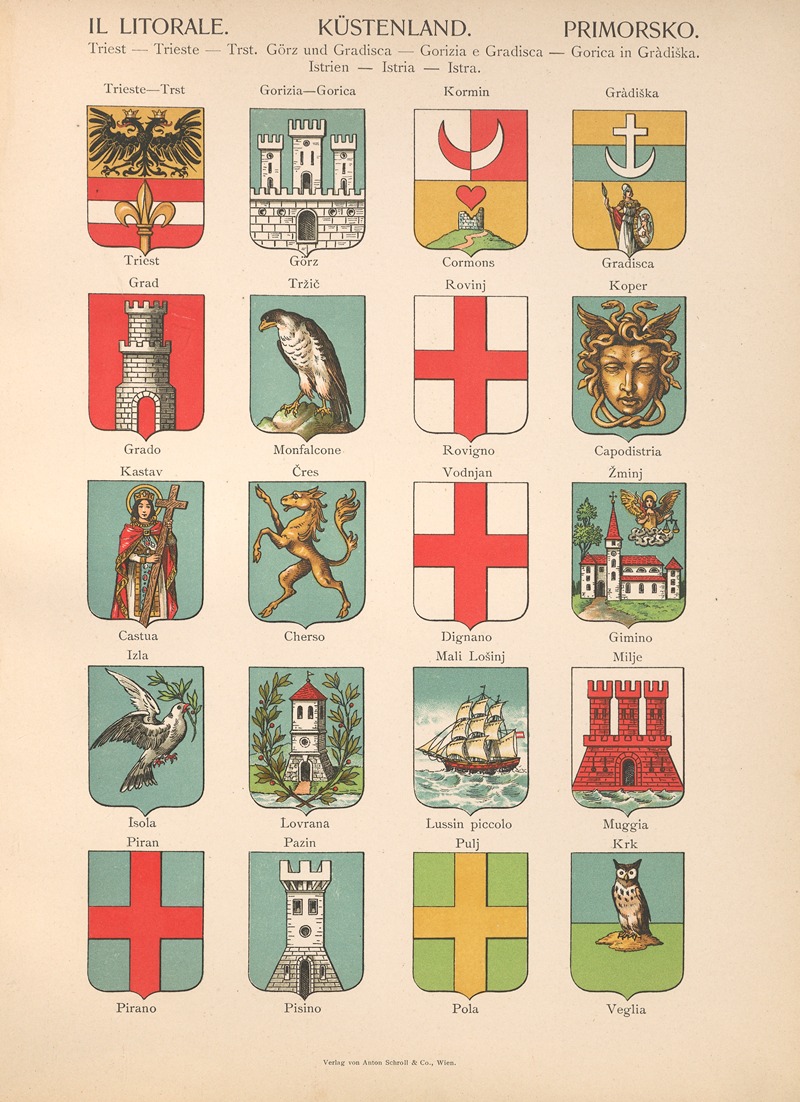 Hugo Gerhard Ströhl - Il‎ ‎Litorale. Küstenland‎. Primorsko.
