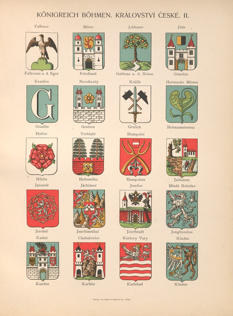 Hugo Gerhard Ströhl - Königreich‎ ‎Böhmen. Kràlovstvï‎ ‎Ceské.‎ ‎II