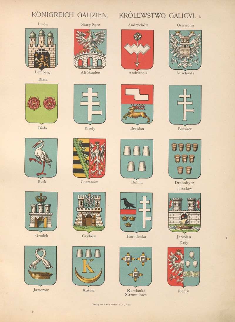 Hugo Gerhard Ströhl - Königreich‎ ‎Galizien. Krôlewstwo‎ ‎Galicyi I