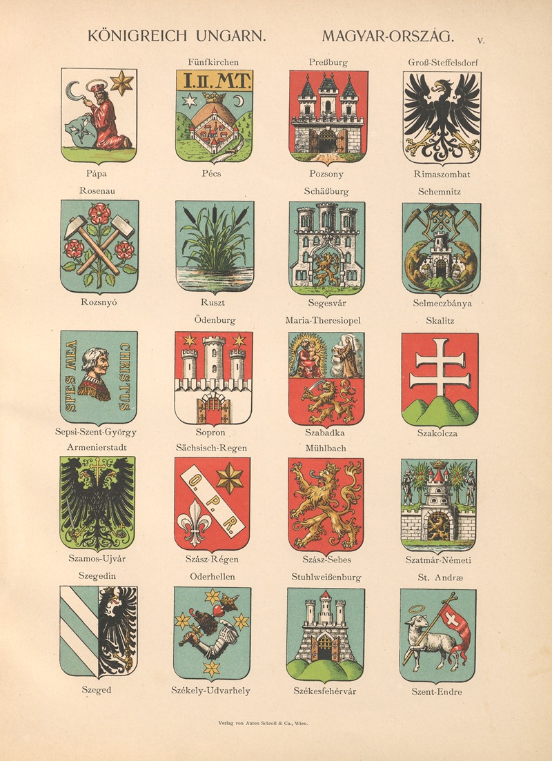 Hugo Gerhard Ströhl - Königreich‎ ‎Ungarn. Magyar-Orszàg V
