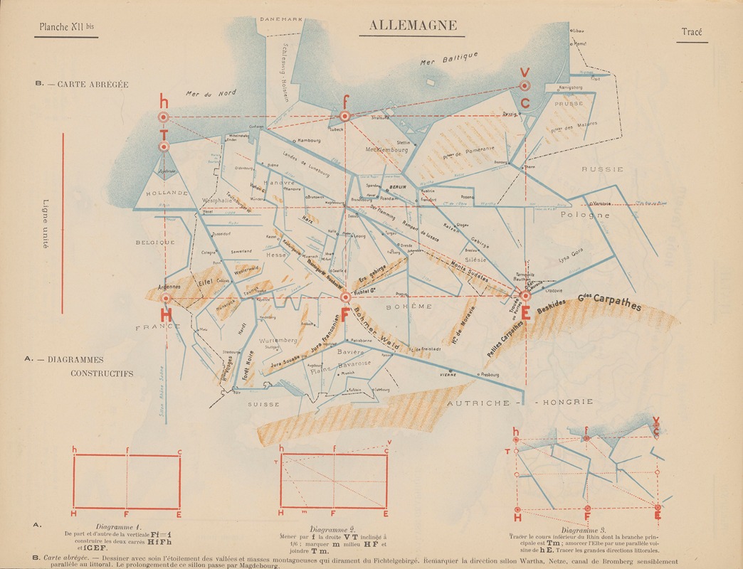 Jacques Autor Parlier - Allemagne – Tracé