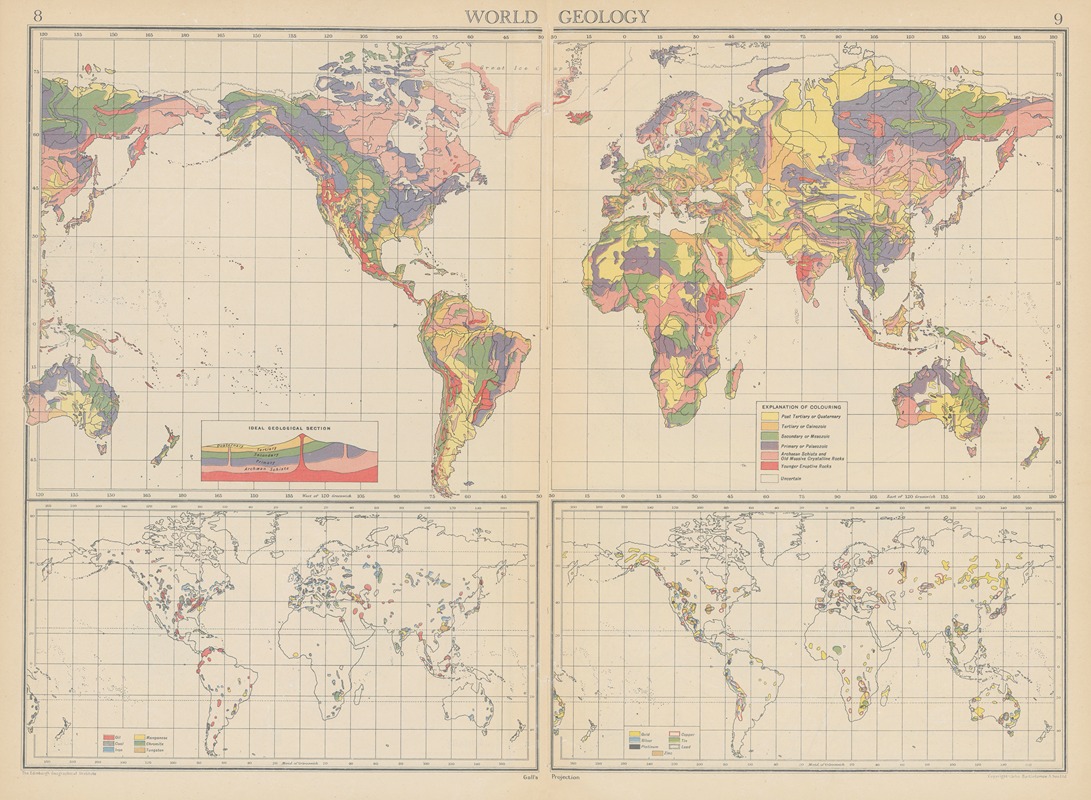 John George Bartholomew - World Geology