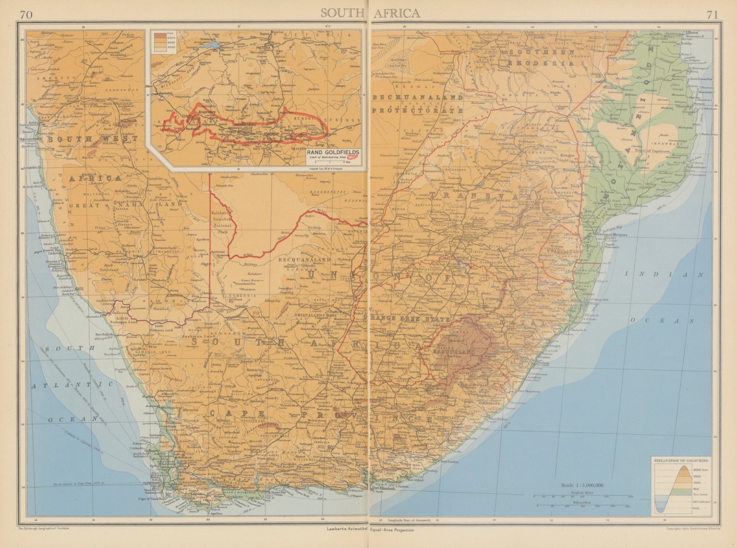 John George Bartholomew - South Africa