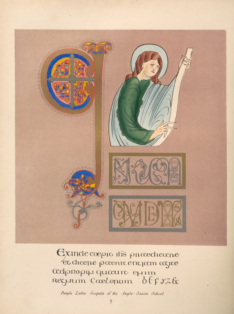 John Obadiah Westwood - Purple Latin Gospels of the Anglo-Saxon School