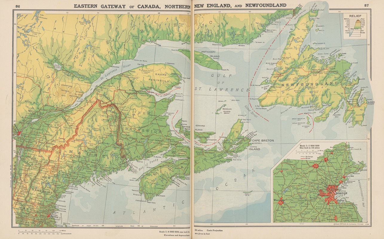 John Paul Goode - Eastern Gateway of Canada, Northern New England, and Newfoundland