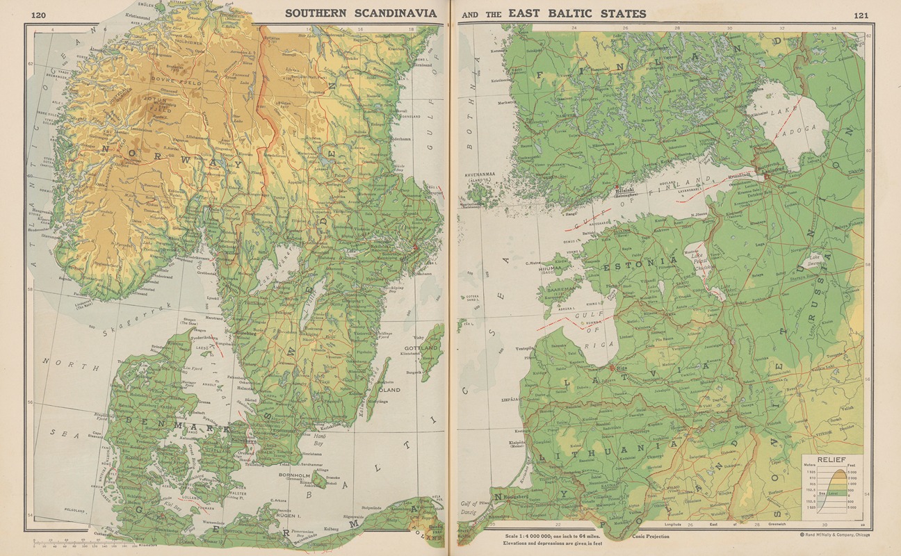 John Paul Goode - Europe—Southern Scandinavia and the East Baltic States