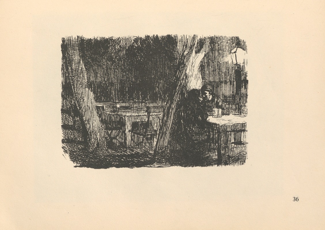 Käthe Kollwitz - Biergarten