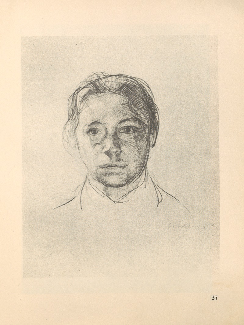Käthe Kollwitz - Selbstbildnis