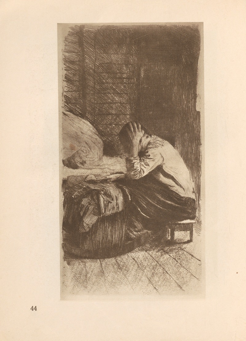 Käthe Kollwitz - Frau an Wiege